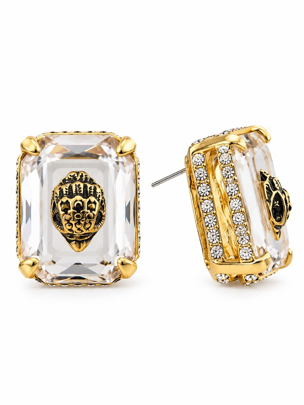 Kurt Geiger Large Crystal Eagle earrings